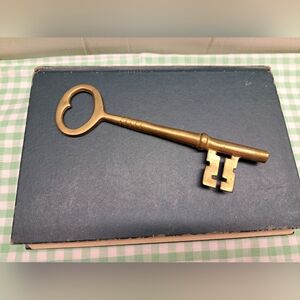 Vintage Brass Skeleton Key